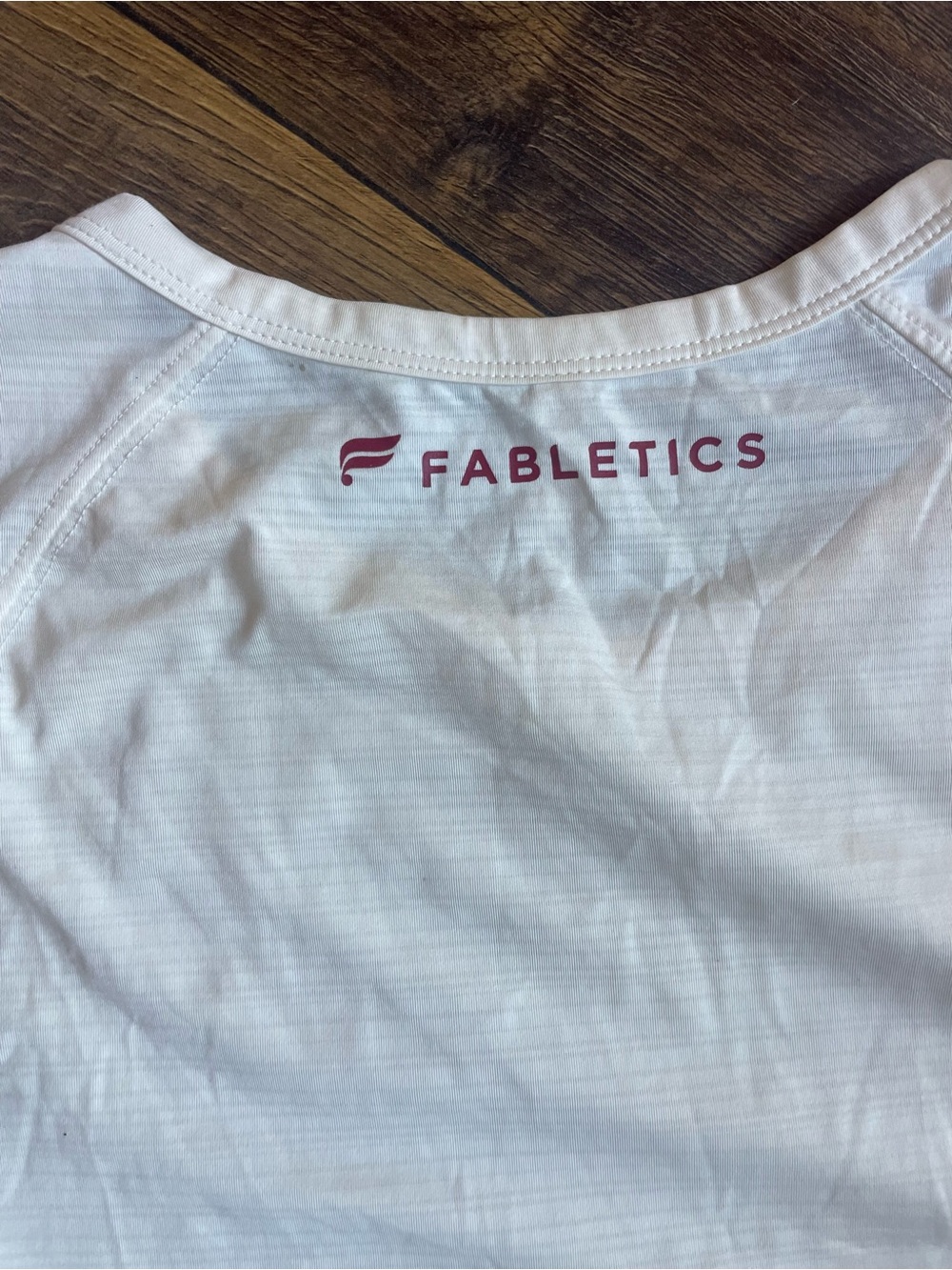 Fabletics Cream Sleeveless Crewneck Tank, Size Medium, Excellent Condition Soft - Picture 9 of 9